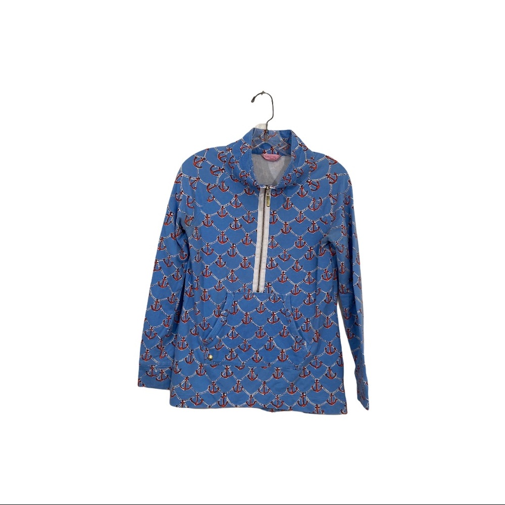Lilly Pulitzer Size Small Blue Skipper Popover